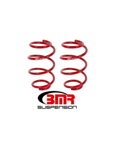 BMR 15-25 Mustang Front Minimum Drop Performance Version Lowering Springs - Red