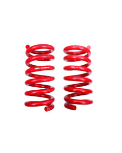 BMR 18-25 Mustang GT MagneRide/15-20 GT350 Lowering Spring Set of Rear only - Red