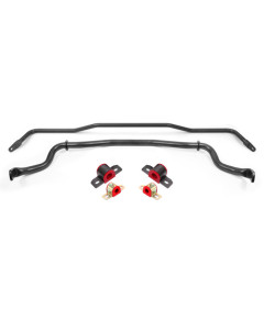BMR 15-25 Mustang Sway Bar Kit with Bushings 35mm Front/22mm Rear Black Hammertone