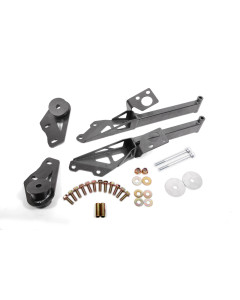 BMR 15-25 Ford Mustang S550 IRS Subframe Support Brace (Black Hammertone)