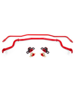 BMR 15-25 Mustang Sway Bar Kit with Bushings 35mm Front/22mm Rear Red
