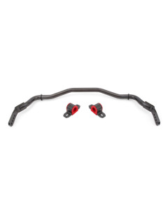 BMR 15-25 Mustang Sway Bar Kit Front Hollow 38mm 3-Hole Adjustable Black Hammertone