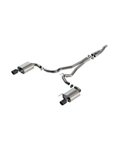 Borla 24 Ford Mustang 2.3L EcoBoost 2.50 S-TYPE CFBA Cat-Back Exhaust - Non-Active