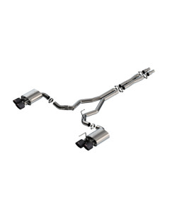 Borla 24-26 Mustang Dark Horse 5.0L V8 w/Active Exhaust ATAK Cat-Back Exhaust System - CF Tips