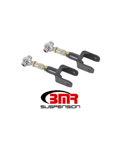 BMR 79-04 Fox Mustang Upper Control Arms On-Car Adj. Rod Ends - Black Hammertone