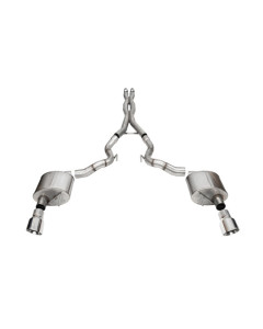 Corsa 24-26 Mustang GT Conv. Xtreme Cat-Back Ex. Sys. 3.0in Dual Rear Exit w/4.5in Pro Series Tip