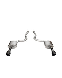 Corsa 24-26 Mustang GT Sport Axle-Back Dual Rear Exit with 4.5in Black PVD Pro-Series Tips