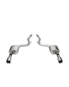 Corsa 24-26 Mustang GT Sport Axle-Back Dual Rear Exit with 4.5in Straight Cut Polished Tips