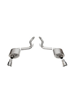 Corsa 24-26 Mustang GT Touring Axle-Back Dual Rear Exit with 4.5in Pro Series Polished Tips