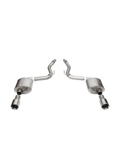 Corsa 24-26 Mustang GT Touring Axle-Back Ex.Sys 3.0in Dual Rear Exit w/4.5in Straight CutTips