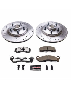 Power Stop 84-86 Ford Mustang Front Z26 Street Warrior Brake Kit