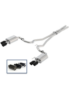 Ford Performance 18-23 Mustang GT 5.0L Cat-Back Extreme Exhaust System w/ Quad Black Chrome Tips