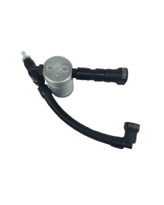 J&L 11-17 Ford Mustang GT (w/Roush/VMP S/C) Passenger Side Oil Separator 3.0 - Clear Anodized