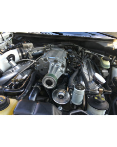 J&L 99-04 Ford Mustang SVT Cobra Driver Side Oil Separator 3.0 - Clear Anodized