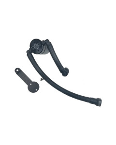 J&L 05-10 Ford Mustang V6 Passenger Side Oil Separator 3.0 - Black Anodized