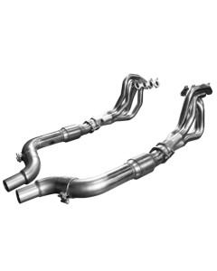 Kooks 24 Ford Mustang GT V8 5.0L 1-3/4in SS Headers w/ GREEN Catted Connection Pipe