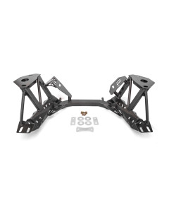 BMR 79-95 Ford Mustang K-Member Premium Version w/Spring Perches - Black Hammertone