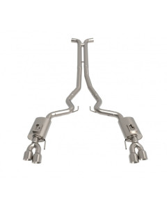 Kooks 18-23 Mustang 5.0L 4V Conv/Coupe Cat-Back Exhaust Connect to OEM Conn Point Polished Tips