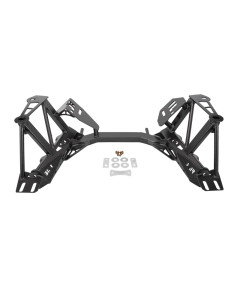 BMR 79-95 Ford Mustang K-Member Premium Version w/o Spring Perches - Black Hammertone