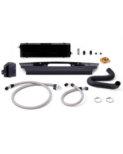 Mishimoto 15-17 Ford Mustang GT Right-Hand Drive Thermostatic Oil Cooler Kit - Black