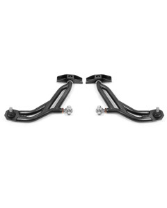 BMR 10-14 Ford Mustang Adj. Lower A-Arms Delrin/Rod End w/ 19mm STD. Ball Joint - Black Hammertone