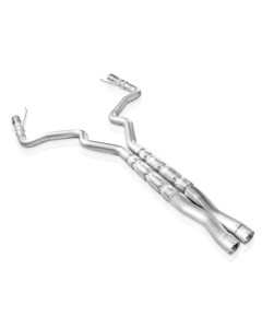 Stainless Works Retro Chambered Cat-Back Exhaust with X-Pipe (15-17 Mustang GT Fastback w/ Long Tube Headers)
