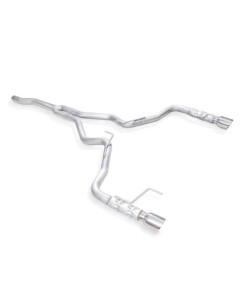 Stainless Works 2015-16 Mustang 2-1/2in Cat-Back Retro Chambered Mufflers