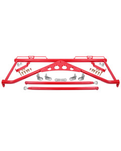 BMR 15-25 Ford Mustang Harness Bar - Red