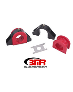 BMR Universal 1.5in Billet Aluminum Sway Bar Mount Mount (Polyurethane) - Black