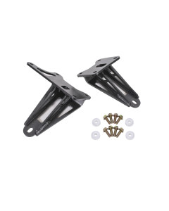 BMR 11-17 S197 Mustang Motor Mount Brackets - Black Hammertone
