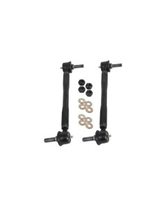 BMR 05-14 Mustang Front Sway Bar End Link Kit - Black