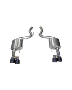 Corsa 18-23 Ford Mustang 5.0L V8 3in Sport Axle-Back Dual Rear Exit w/ 4in Black PVD Pro-Series Tips