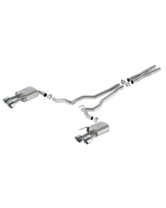 Ford Performance 24 Mustang 5.0L Sport Non-Active Cat-Back Exhaust w/Valance - Chrome Tip