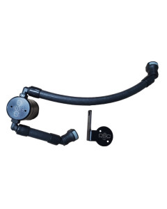 J&L 2020-22 Ford Mustang GT500 Passenger Side Oil Separator 3.0 - Black Anodized