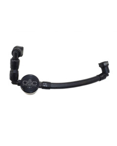 J&L 11-17 Ford Mustang V6 Passenger Side Oil Separator 3.0 V2 - Black Anodized