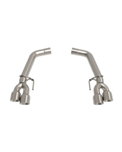 Kooks 18-23 Mustang 5.0L 4V OEM x 3in Axle-Back Exhaust w/ Muffler Delete & 4in Quad Tips