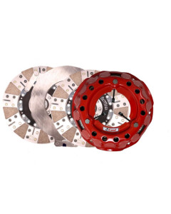 McLeod SFT 2000 Ford Mod Motor - 8 Bolt Crank - 1-1/8in x 26 Spline - 164T Flywheel Twin Clutch Kit