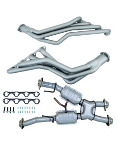 BBK 79-93 Ford Mustang 5.0L 1-5/8 Long Tube Headers w/High Flow Catted X-Pipe (Ti Ceramic)