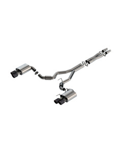Borla 24-26 Mustang GT 5.0L V8 3 in ATAK Cat-Back Non-Active Exhaust- Carbon Fiber Quad Tip