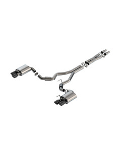 Borla 24-26 Mustang GT 5.0L V8 w/ Active Exhaust S-Type Cat-Back Exhaust System - Black Chrome