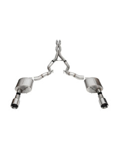 Corsa 24-26 Mustang GT Conv. Xtreme Cat-Back Ex. Sys. 3.0in Dual Rear Ex w/4.5in StraightCut Tips