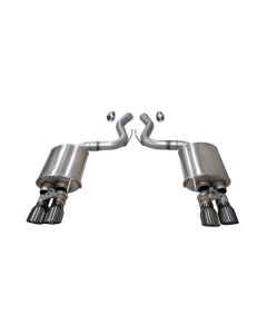 Corsa 18-2023 Ford Mustang GT Fastback 5.0L 3in Sport Axle-Back Exhaust w/ 4in Gunmetal Tips