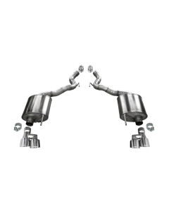 Corsa 18-2023 Ford Mustang GT Convertible Sport Axle-Back Exhaust w/ 4in Tips