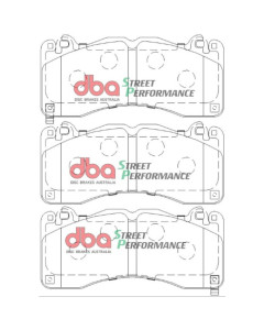 DBA 15-18 Ford Mustang GT w/ Performance Package SP500 Front Brake Pads
