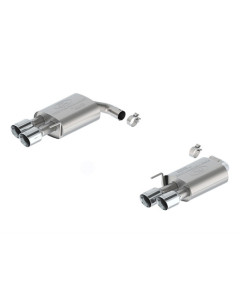 Ford Performance 24 Mustang 2.3L Touring Non-Active Axle-Back w/GT Valance - Chrome Tip