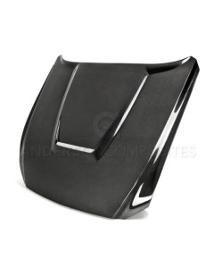 Anderson Composites 15-17 Ford Mustang (Excl. GT350/GT350R) Double Sided Hood