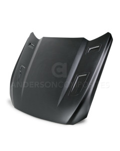 Anderson Composites 15-17 Ford Mustang (Excl. GT350/GT350R) Type-GTH Style Hood Fiberglass