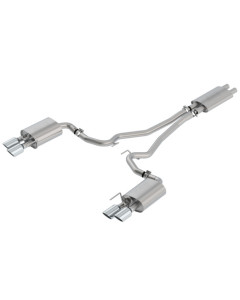 Borla 18-22 Ford Mustang GT Cat-Back Exhaust System Touring- Rolled Polished Tips