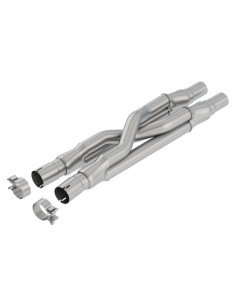 Borla 15-26 Mustang GT 5.0L AT/MT RWD 2.5in Resonator Delete X-Pipe