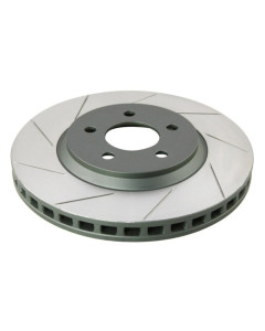 DBA 05-10 Mustang GT / 11-13 V6 Front Slotted Street Series Rotor